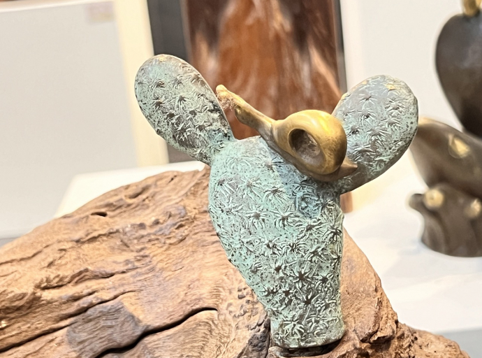 彰化藝術館114年首展「昭旺。玟瑾 愛在起飛雕塑藝術展