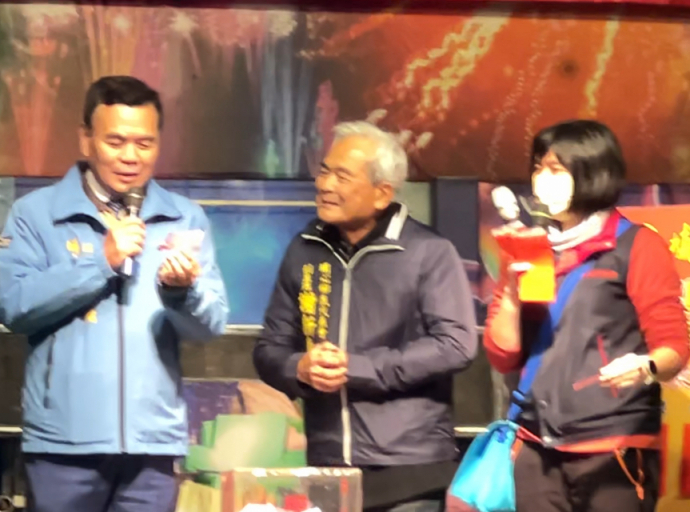 埔心社區慶元宵風雨阻擋不了鄉親參與的熱情