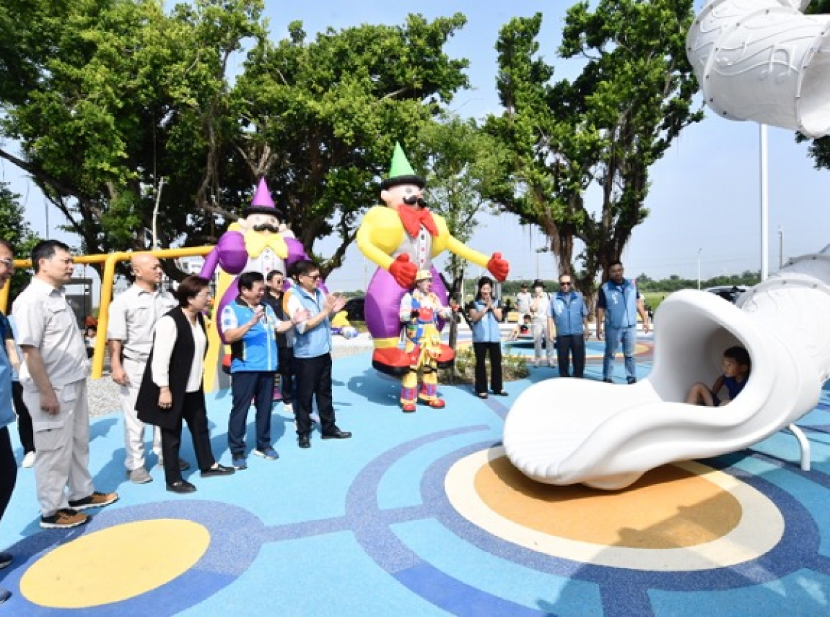 二林和平公園華麗轉身 投入3,300萬 星球探索樂園正式啟用